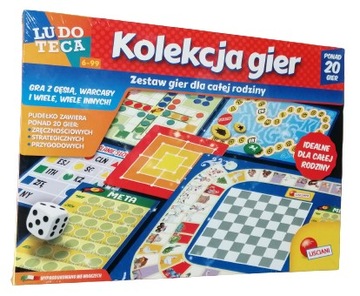 LISCIANI LUDOTECA ZESTAW 20 GIER kolekcjoner gier