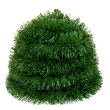 15cm ŁAŃCUCH CHOINKOWY GIRLANDA 6m - ZIELONY