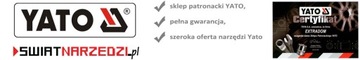 YATO Szczypce wydłużone wygięte 200mm długie 2028