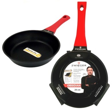 PATELNIA ZWIEGER OBSIDIAN 24 CM INDUKCJA NON STICK