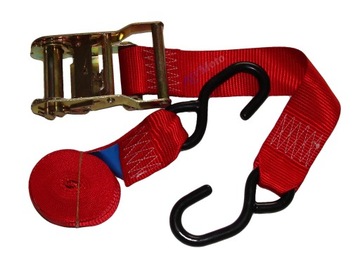 Pas transportowy 4,8cm x 366cm 455 kg czerwony