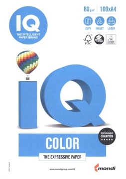 PAPIER KSERO MIX INTENSIVE A4 100 ARKUSZY IQ COLOR