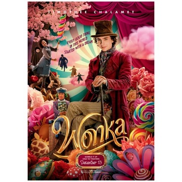 Plakat Wonka Timothée Chalamet