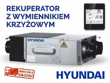 REKUPERATOR HYUNDAI CENTRALA WENTYLACYJNA 1300 m3/h HRS-1300