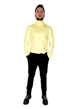 Golf męski żółty classic [Rozmiar: xl]