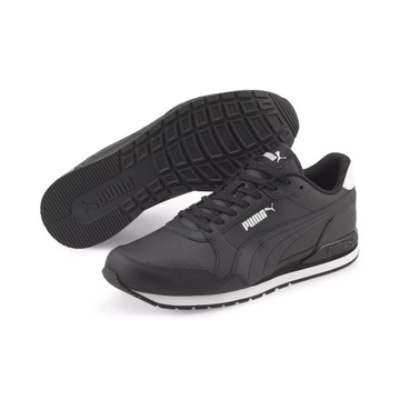 КОЖАНЫЕ КРОССОВКИ PUMA ST RUNNER v3 L 384855 02 # 40.5