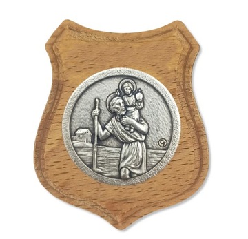 PLAKIETKA przylepiec do samochodu św. Krzysztof