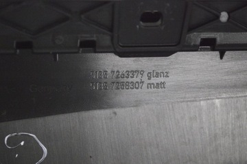 BMW F30 B SLOUPEK LIŠTA VNĚJŠÍ LEVÝ 7258307 SÉRIE 3 320D 2012 RHD