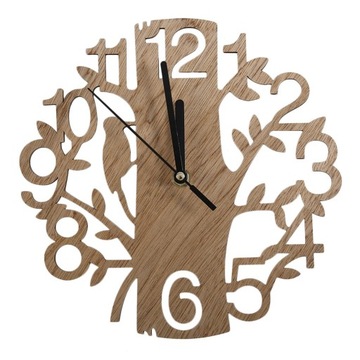 Vintage Design drewniany zegar ścienny stylowy dom