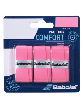 Внешние накидки Babolat Pro Tour Tacky x3, розовые