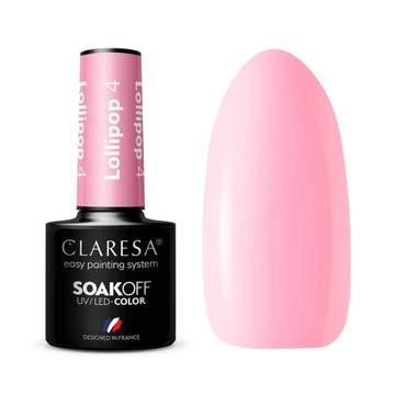 CLARESA lakier hybrydowy LOLLIPOP 4 UV/LED 5g