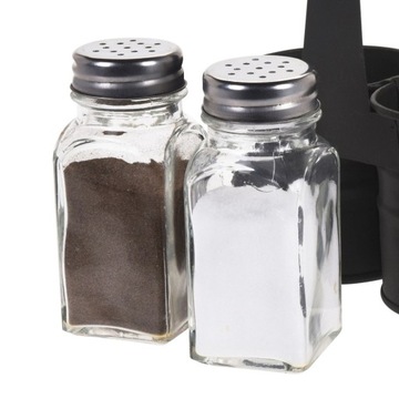 Набор приправ для соли и перца, контейнеры для соли и перца, подставка.