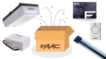 Привод гаражных ворот FAAC D600, рейка 3 м, комплект.