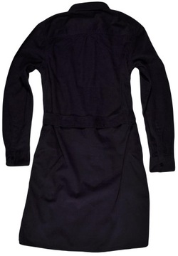 LEE sukienka BLACK SHIRT DRESS MIDNIGHT _ S