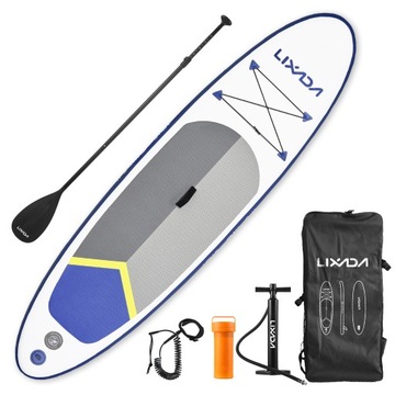 DESKA SUP DO PŁYWANIA WYPORNA 320CM Wiosło na stojąco WIOSŁO AKCESORIA ZESTAW