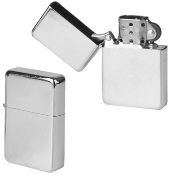 БЕНЗИНОВАЯ ЗАЖИГАЛКА MIL-TEC, тип ZIPPO, СТАЛЬ