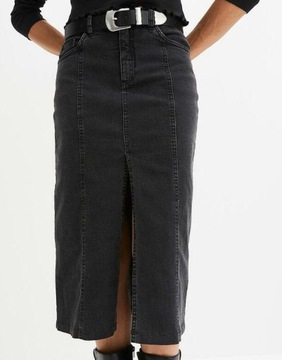 erb SPÓDNICA JEANSOWA DAMSKA ROZPOREK 46