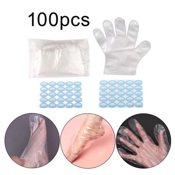 Одноразовые хлопчатобумажные перчатки для ванны, обувь для СПА, чехлы для ног и рук.