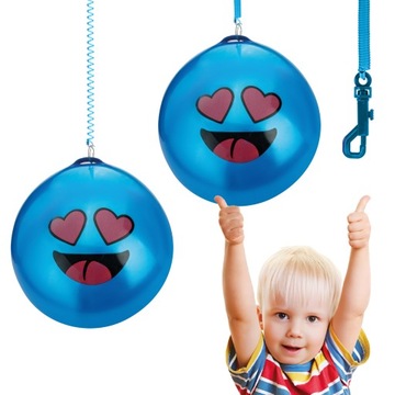 БОЛЬШОЙ РЕЗИНОВЫЙ МЯЧ НА ВЕСЕННУЮ ЗАБАВУ ДЛЯ ДЕТЕЙ MINKI SPRING 23 см МИКС