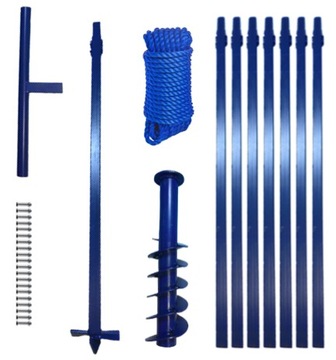 Wiertnica ręczna do studni / Zestaw 120mm/8m