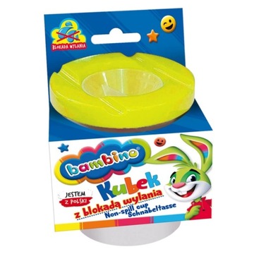 KUBEK NIEKAPEK NA WODĘ Z POKRYWKĄ BAMBINO
