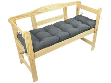 Подушки подушки подушка для садовой мебели на скамью ГРАФИТ 200см ЦВЕТА