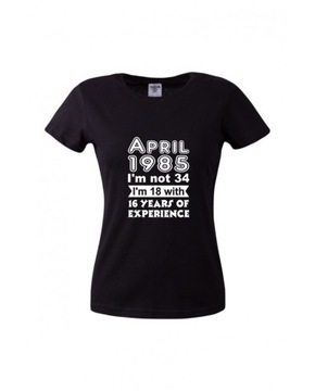 KOSZULKA DAMSKA T-SHIRT PODKOSZULEK Z NADRUKIEM DLA ŻONY BABCI MAMY SIOSTRY