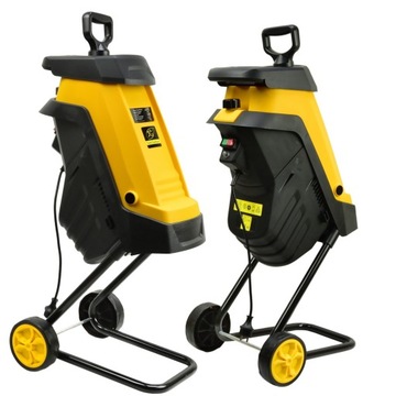 RĘBAK ROZDRABNIACZ GAŁĘZI TARCZOWY 2600W 45mm KOSZ