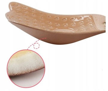 Бюстгальтер САМОПОДВИГАЮЩИЙСЯ, ПУШ АП, ГОЛАЯ СПИНКА, СИЛИКОНОВЫЙ, БЕЗ СПИНКИ А