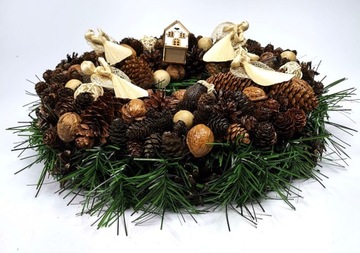 Рождественский венок наволочка