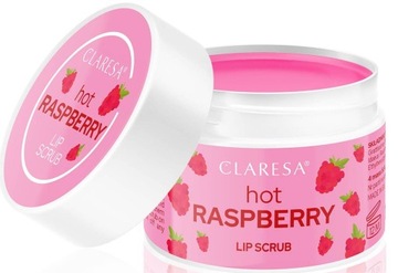 CLARESA HOT RASPBERRY LIP SCRUB PEELING UST MALINA