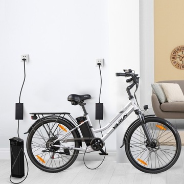 Городской электрический велосипед VARUN C26-2 26 дюймов 48 В 7,8 Ач Shimano 7 скоростей