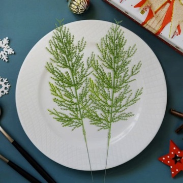 GAŁĄZKA ASPARAGUS DO STROIKA REALISTYCZNA CHOINKA SZTUCZNA DEKORACJA 3 SZT