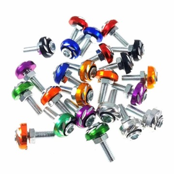 Śruby nakretki podkładki mocowanie owiewki skuter