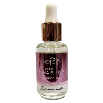 Oliwka do skórek INDIGO Shea Elixir z Keratyną MATRIOSHKA 8ml