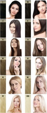 CLIP IN ON Шиньон Натуральные волосы для наращивания 25см