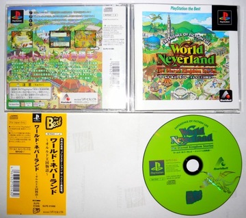Gra World Neverland Olerun Oukoku Monogatari PSX PS1 PSOne PS2 NTSC-J