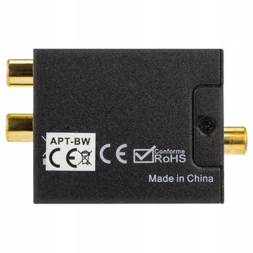 Оптический преобразователь TOSLINK COAXIAL в 2x RCA CINCH