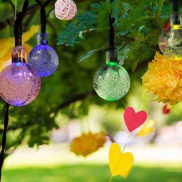 ГАРЛАНД Садовые светильники SOLAR 20 LEDs Многоцветный