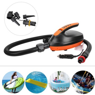 POMPA NADMUCHIWANA ELEKTRYCZNA POMPA POWIETRZA 12V SUP DO DESKI SUP