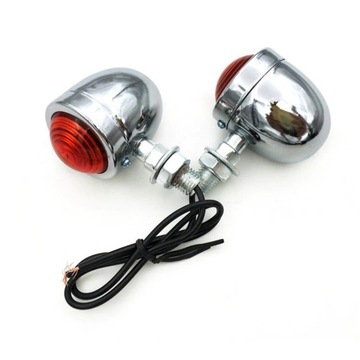 CHOPPER BOBBER CUSTOM ХРОМИРОВАННЫЕ ПОВОРОТНИКИ 3,7 см