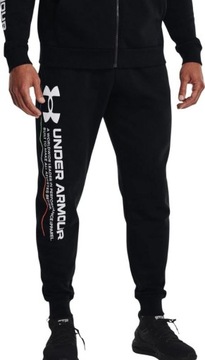 SPODNIE MĘSKIE UNDER ARMOUR RIVAL FLEECE CZARNE r 2XL