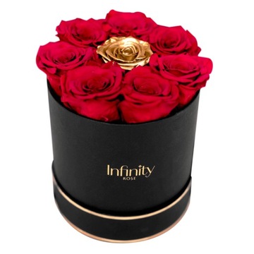 Flower Box naturalne WIECZNE RÓŻE pudełko prezentowe