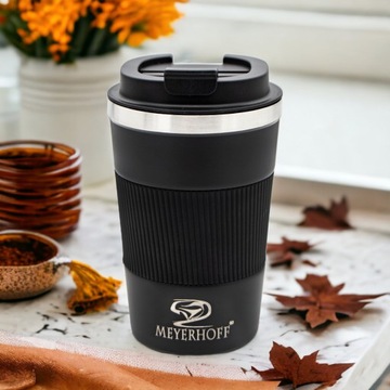 ТЕРМОКРУЖКА ТЕРМОС, ПЛОТНО ЗАКРЫВАЮЩАЯСЯ, НОСИК, 350 МЛ