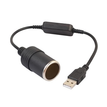 Переходник прикуривателя с USB на 5 В на 12 В