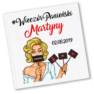 ALBUM WSPOMNIEŃ 3 KOLORY wieczór panieński NADRUK