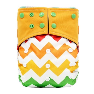 Reusable Washable Baby Cloth Nappies Diaper Orange
