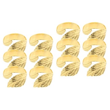 12 шт., украшения для столовой, застежки для салфеток для вечеринки