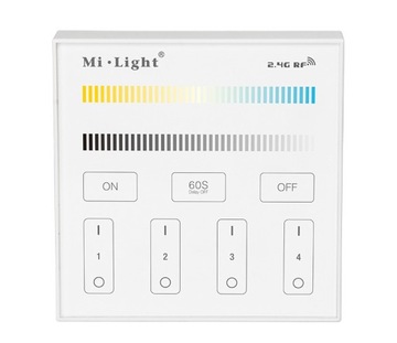 Pilot Panel Milight B2 MONO i CCT 4-strefy na AAA