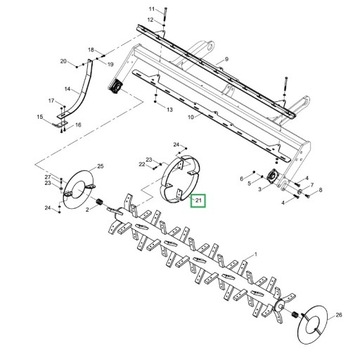 Пружина для замешивания вала Horsch 60x9мм 00330141